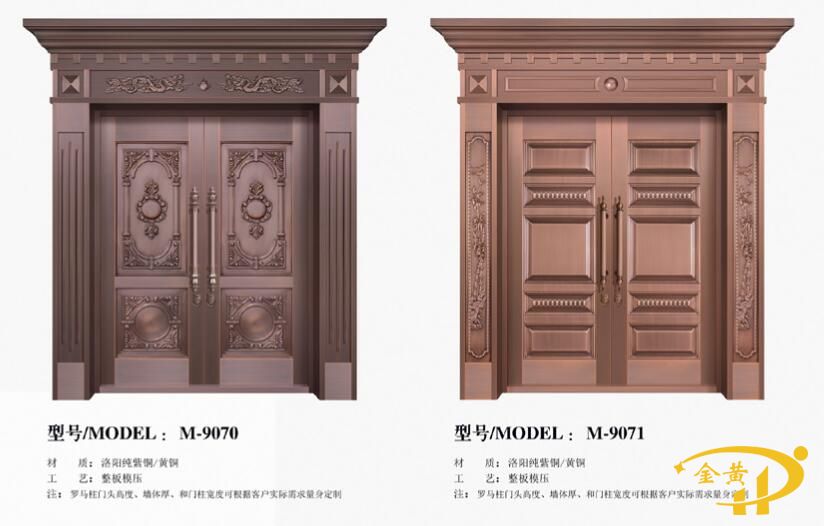 別墅銅門價(jià)格由銅門表面工藝直接決定